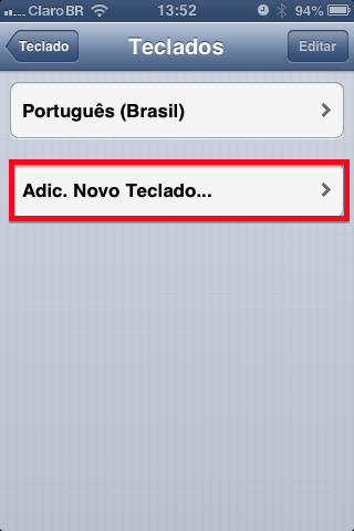 teclado Emoji para iPad e iPhone 5