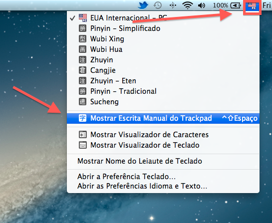 Como escrever caracteres chineses no Mac Como escrever caracteres chineses no Mac
