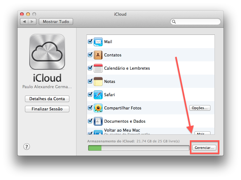 Como excluir dados do iCloud atraves do Mac OS X Como excluir dados do iCloud atraves do Mac OS X