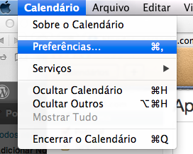 iCal no Mac iCal no Mac