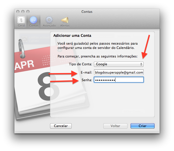 iCal no Mac iCal no Mac