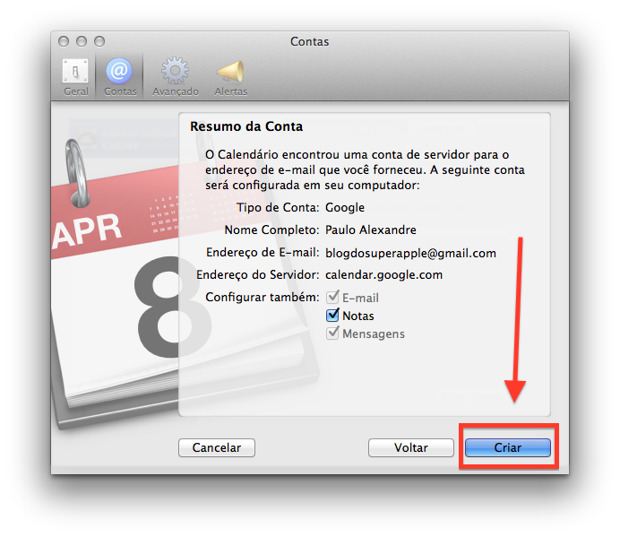 iCal no Mac iCal no Mac