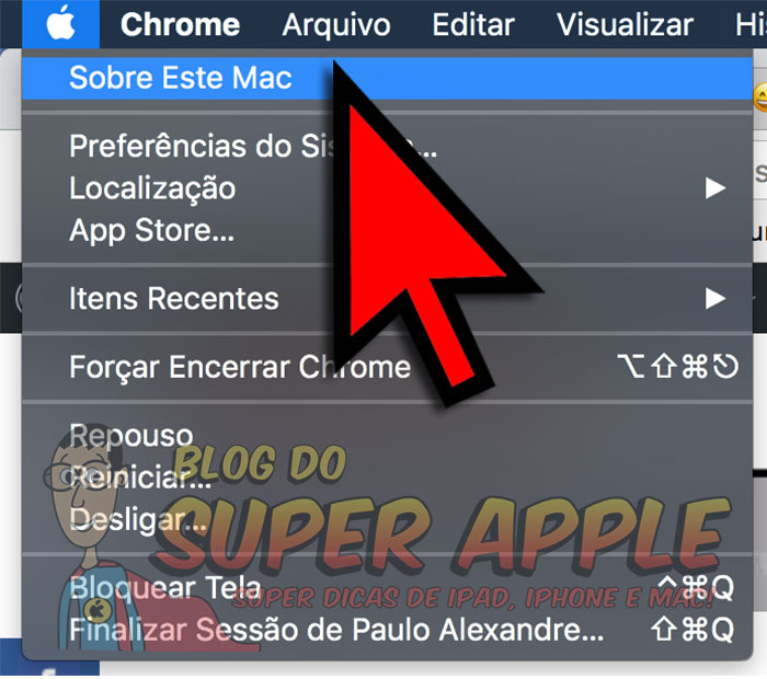 Espaco no HD do Macbook