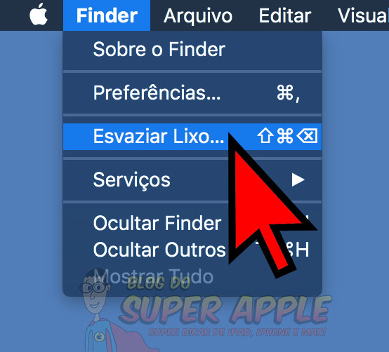 Espaco no HD do Macbook