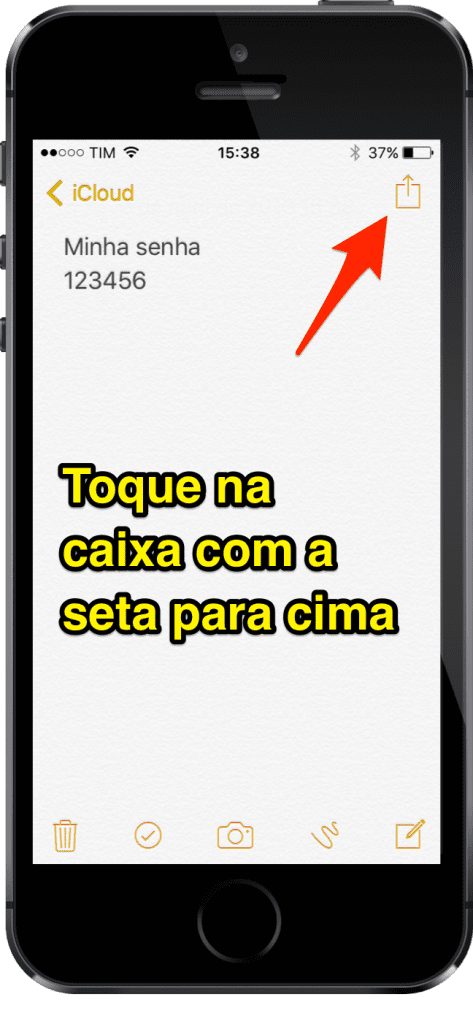 [Super Dica] Aprenda Como Inserir Senhas em Notas do iPhone - 2