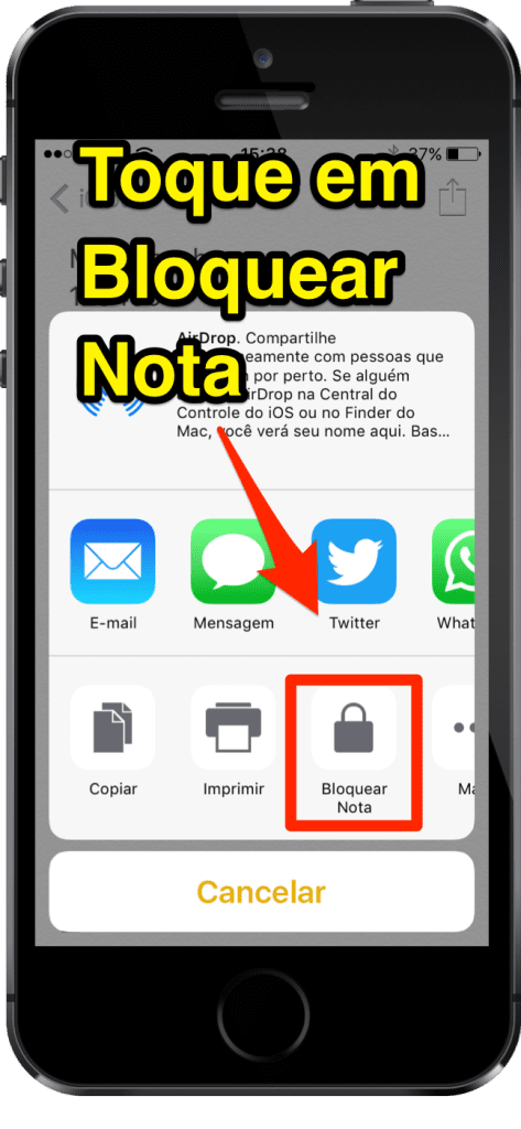 [Super Dica] Aprenda Como Inserir Senhas em Notas do iPhone - 3