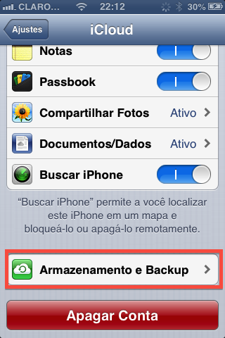 Como fazer o backup do iPhone usando o iCloud