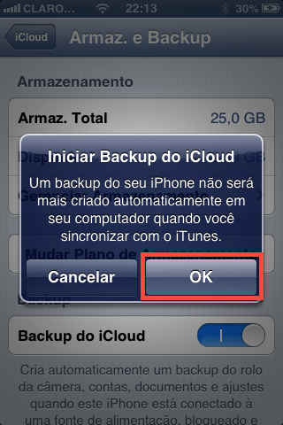 Como fazer o backup do iPhone usando o iCloud