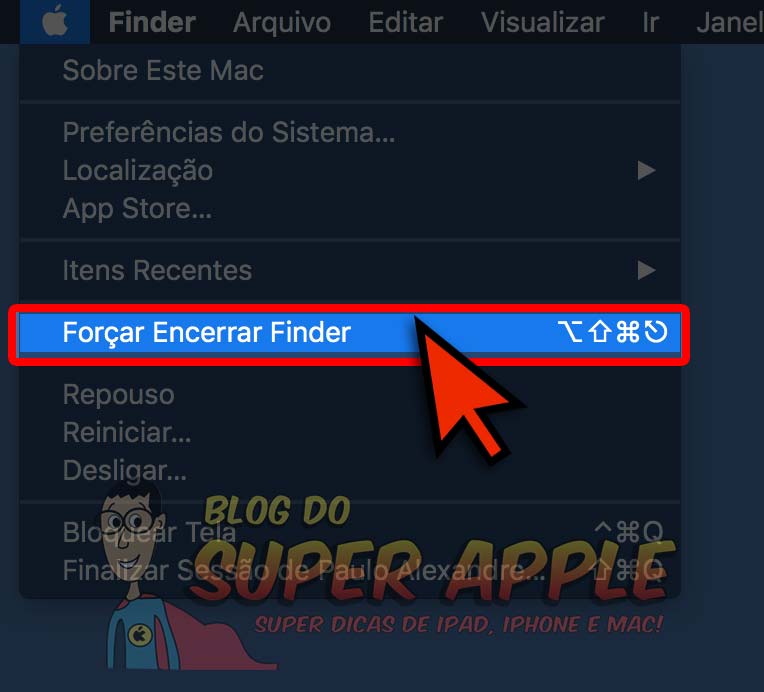 Bolinha colorida no mac