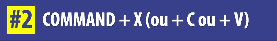 atalhos de teclado no mac