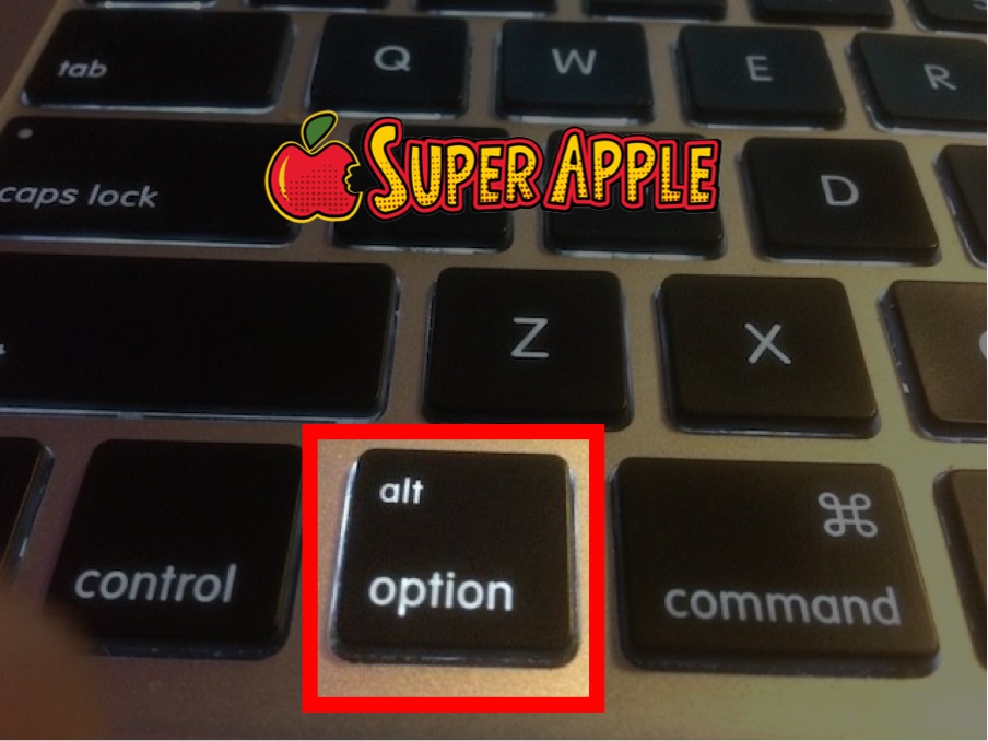símbolos no teclado do mac