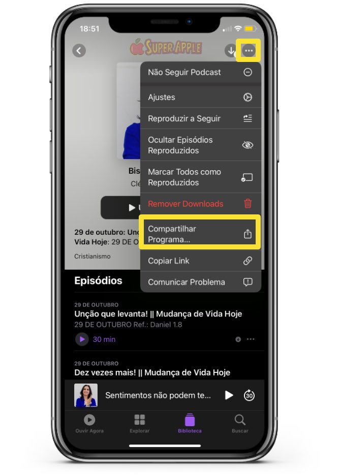  Podcast no iPhone