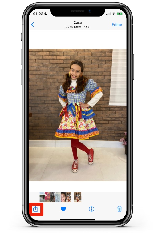 Foto Tirada no iPhone