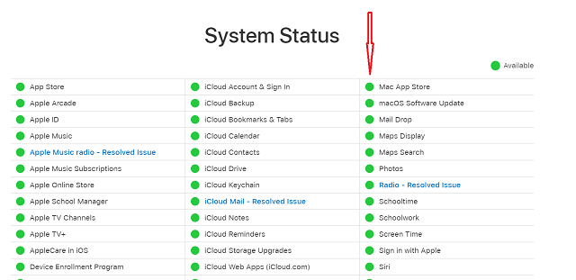 App Store Não Funciona no Mac