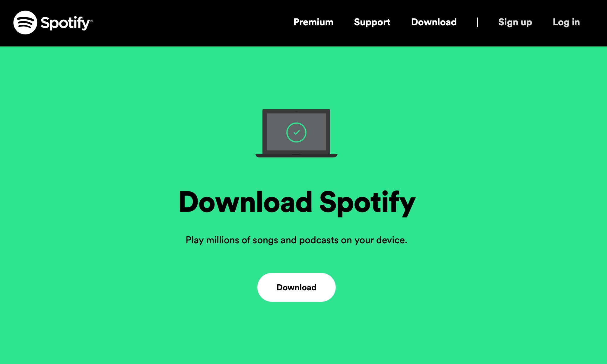 Spotify no Mac