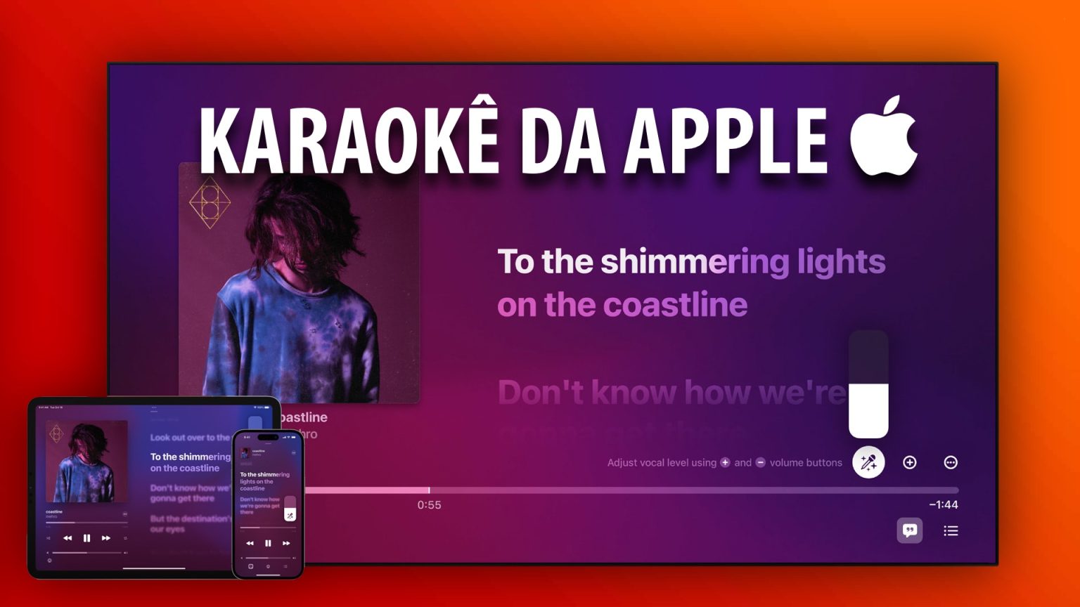 Apple Lança Karaokê no Apple Music do iPhone, iPad e Apple TV