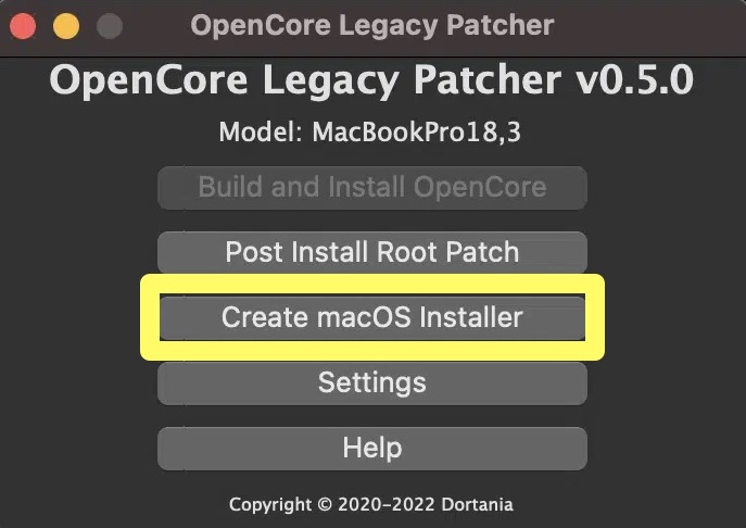 MacOS Ventura em Mac Antigo