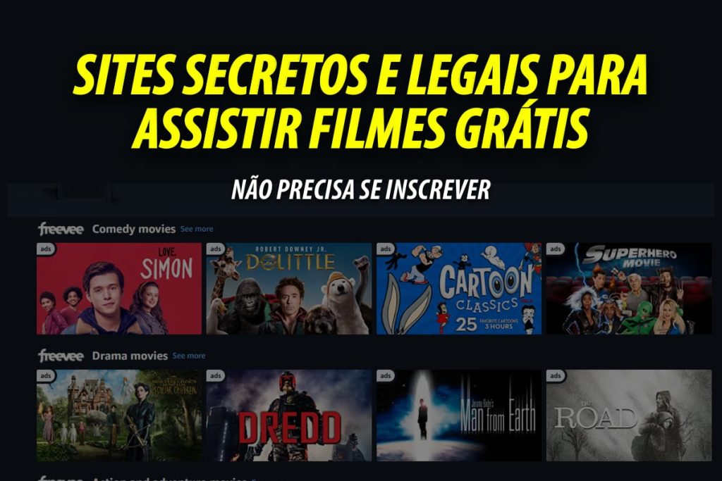 [TOP] 5 Sites Secretos Com Filmes Grátis Não Precisa se Inscrever