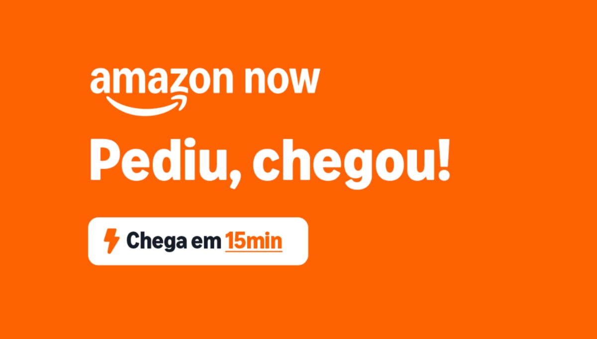 Amazon Now chega ao Brasil com entregas em até 15 minutos