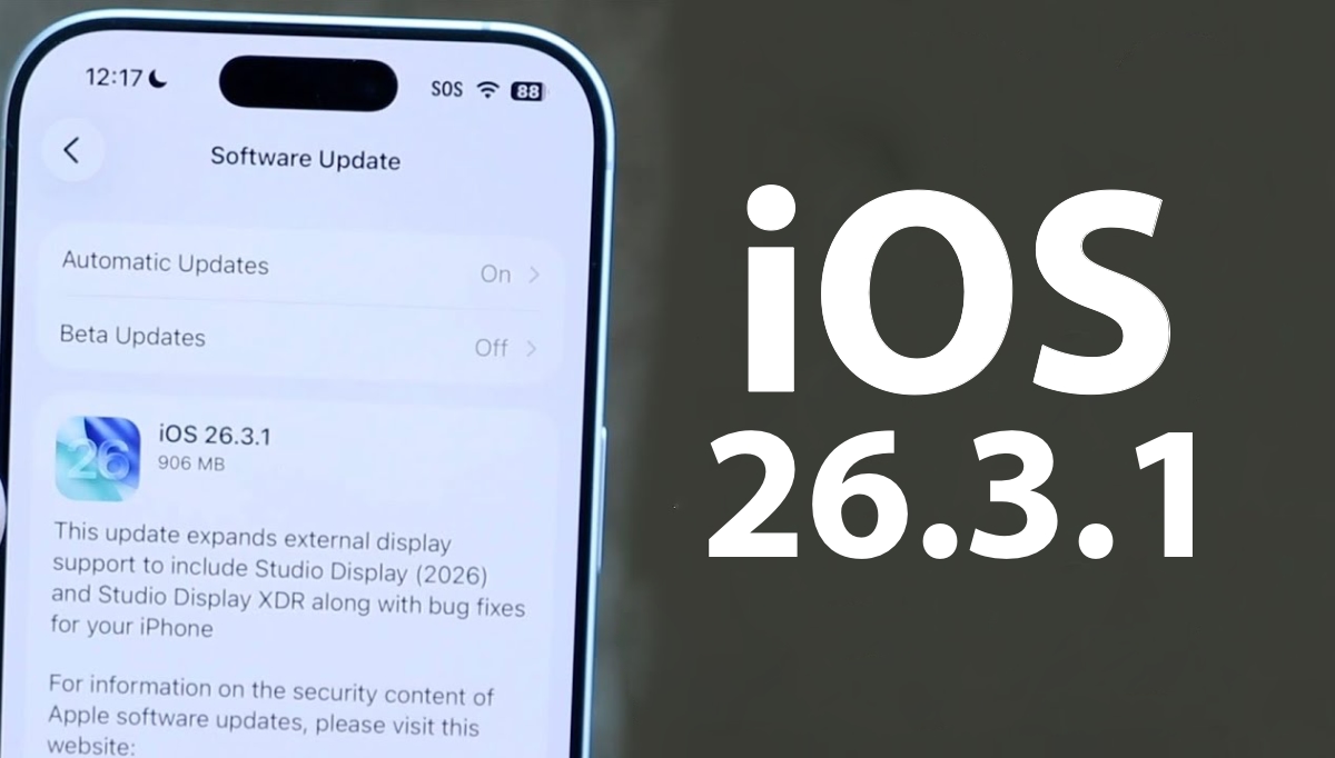 iOS 26.3.1 é Lançado para iPhone e iPad