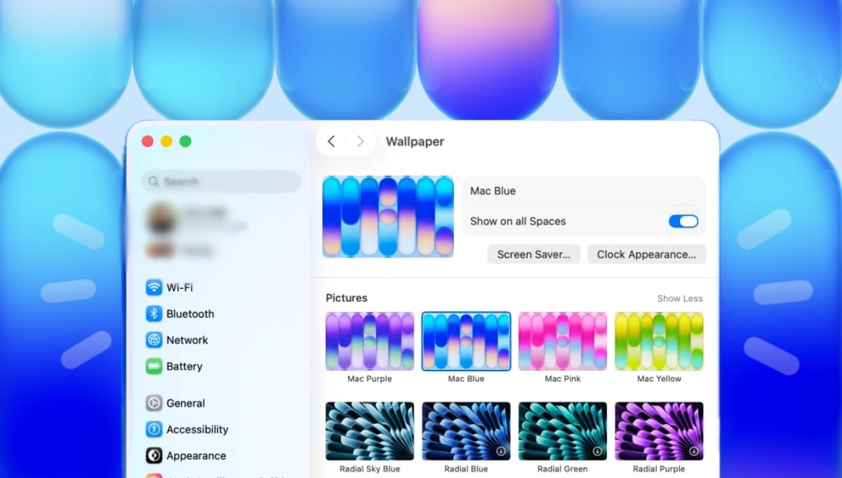 macOS 26.4 traz novos wallpapers do MacBook Neo para todos os Macs